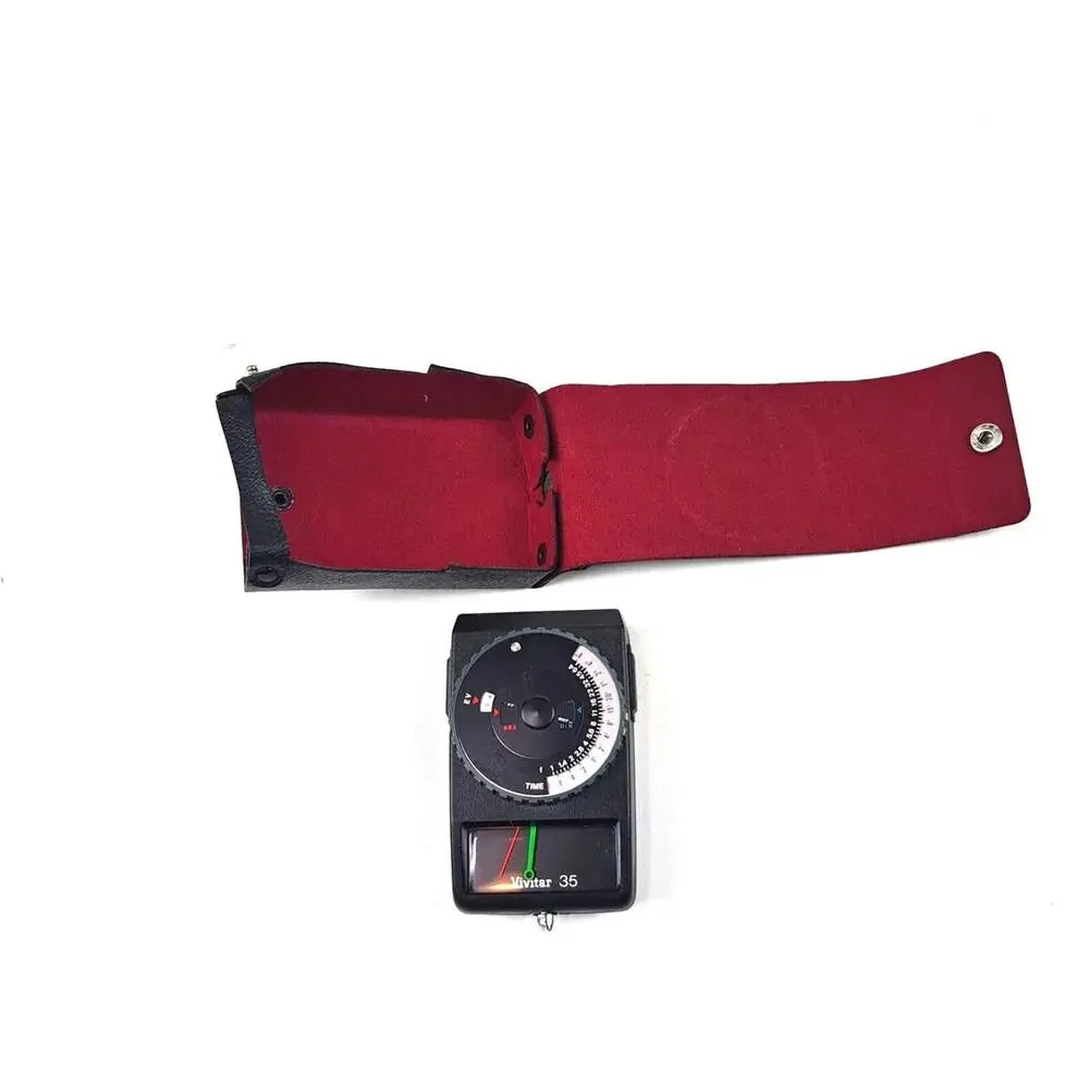 Vivitar 35 Exposure Meter Vintage Handheld Light Meter with Case ASA DIN EV